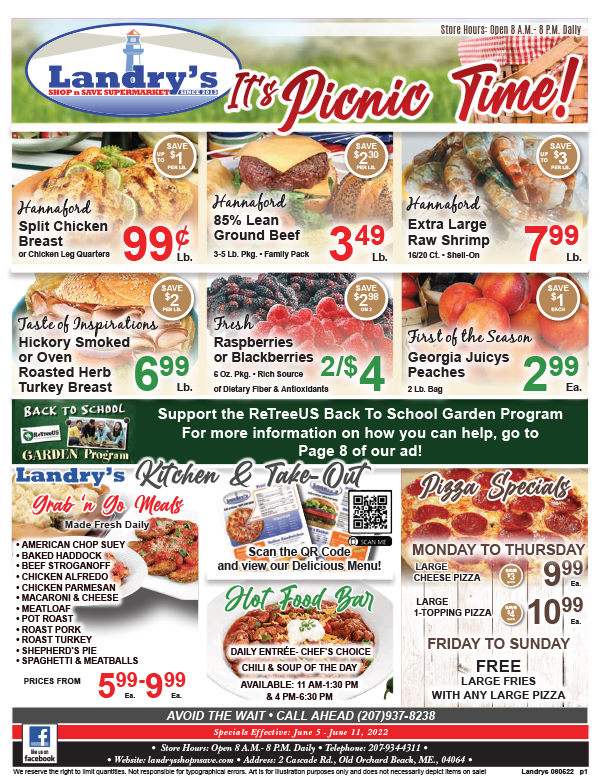 June 5th, 2022 Landry's Shop 'n Save Old Orchard Beach, Maine