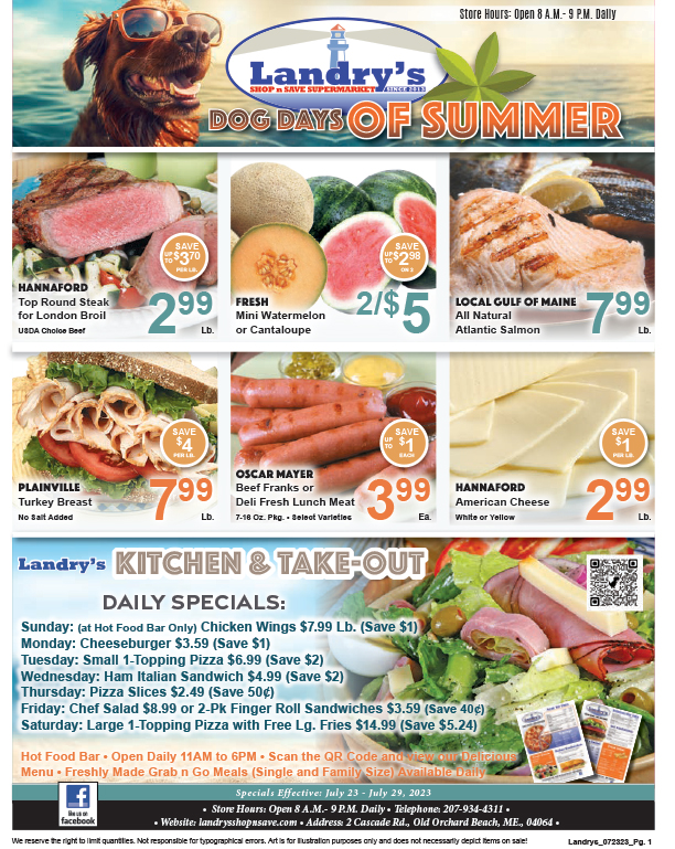 July 23rd, 2023 Landry's Shop 'n Save Old Orchard Beach, Maine